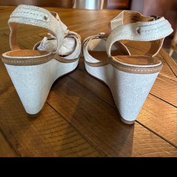 NWT Anthropologie Schuler and Sons Philadelphia Leather Wedge Sandals 
size 8.5 - Picture 9 of 13